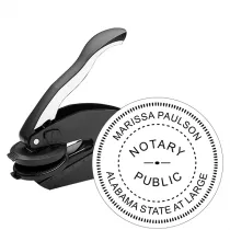 Alabama State at Large Notary Seal Embosser