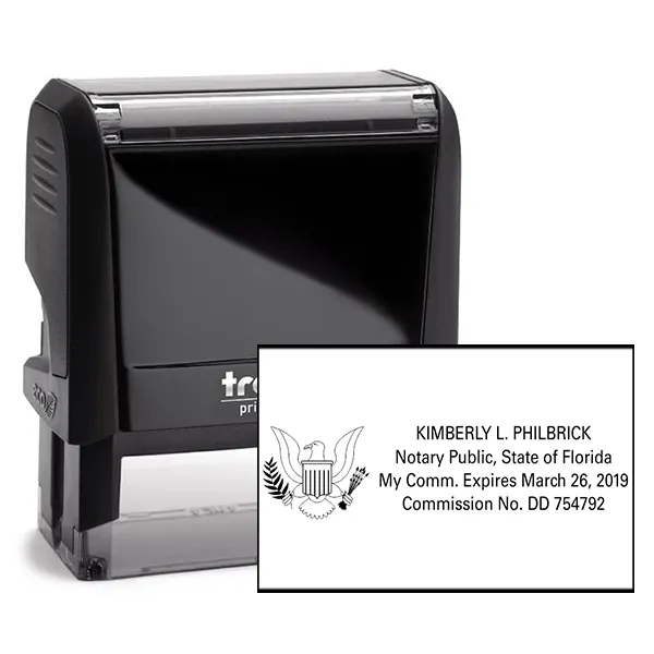 Florida US Eagle Notary Public Seal