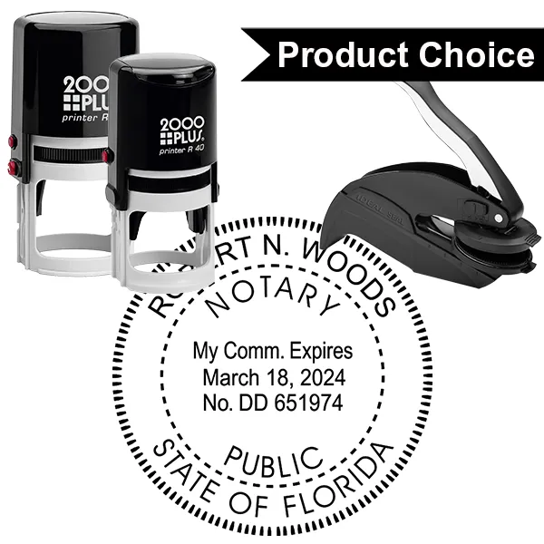 Florida Notary Public Stamp Seal