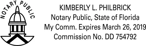 Florida Capitol Notary Public Seal