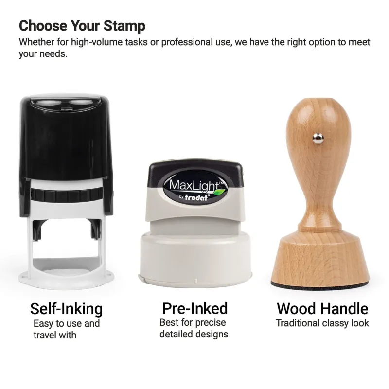 New York Round Notary Stamp