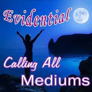 EVIDENTIAL MEDIUMSHIP MONTHLY!
Tuesday, March 21st at 7:30 PM
with Rev. Karen Rose Slember