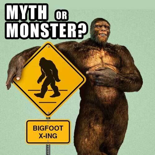 BIGFOOT: MYTH or MONSTER? -  Thursday Sept. 28th at 7:30 PM with TV Consultant, Andrew Knapp
