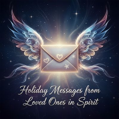 HOLIDAY MESSAGES FROM LOVED ONES IN SPIRIT, Sunday, Dec. 7th at 12:30 PM