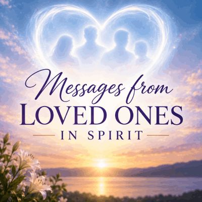 MESSAGES FROM LOVED ONES IN SPIRIT: Sunday, October 25th at 12:15 PM
