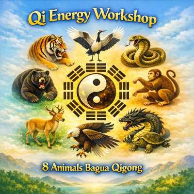 QI ENERGY WORKSHOP:  Saturday, April 25th at 9:30 with Qigong Master, Mark Gallegher