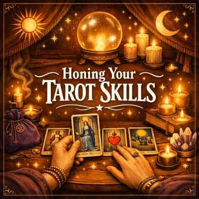 HONING YOUR TAROT SKILLS:  Monday, Aug. 3rd at 6:00 PM with Anna Marie Ludwig