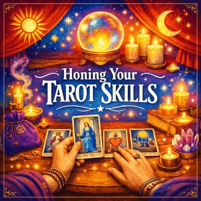 HONING YOUR TAROT SKILLS:  Monday, Aug. 3rd at 6:30 PM with Anna Marie Ludwig