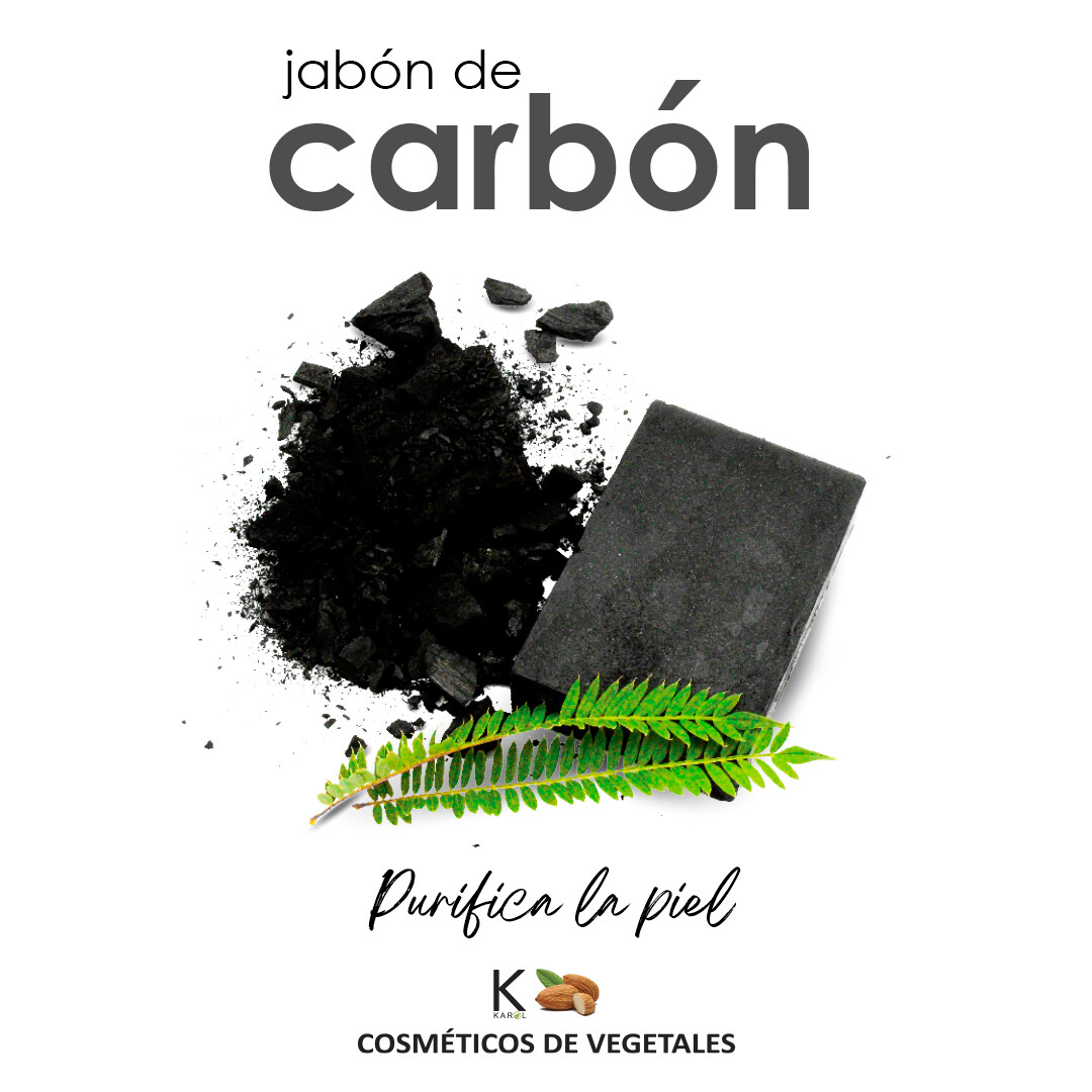 JABÓN DE CARBÓN ACTIVO  Xaboiak Tienda de jabones y cósmetica sólida y  natural