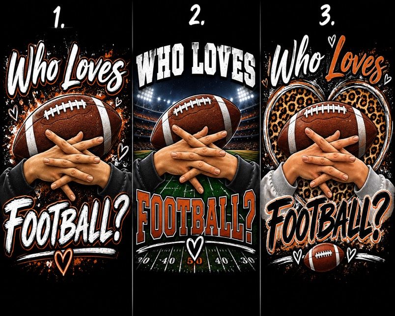 Football ASL Designs (2XL-4XL)