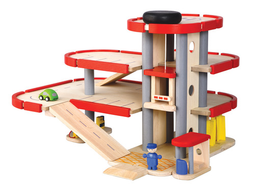 wooden garage playset