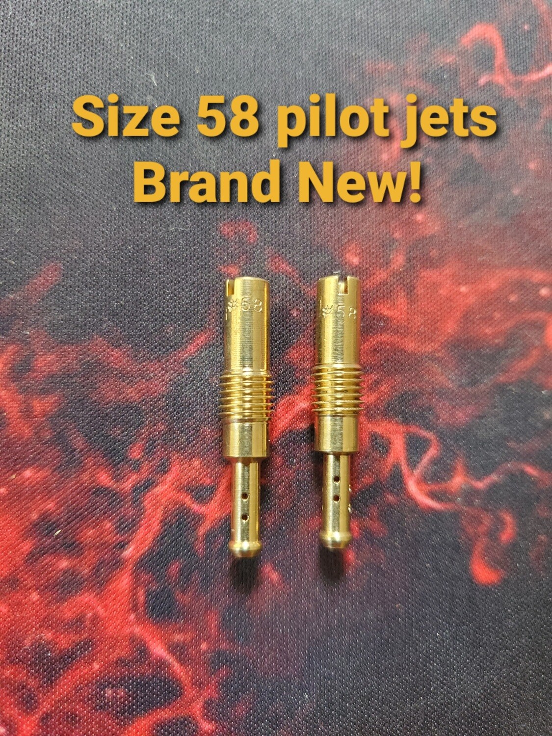 83-07 Honda Shadow SIZE 58 Pilot jets CUSTOM APPLICATION JETS VT 500 600 700 750 800 1100 Slow Jets VTwin Turbo NT650 PC800