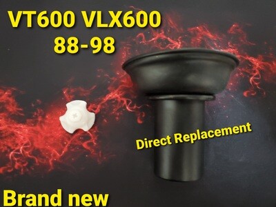 88-98 Honda Shadow 600 VT600 Direct OEM Replacement Slide Diaphragm