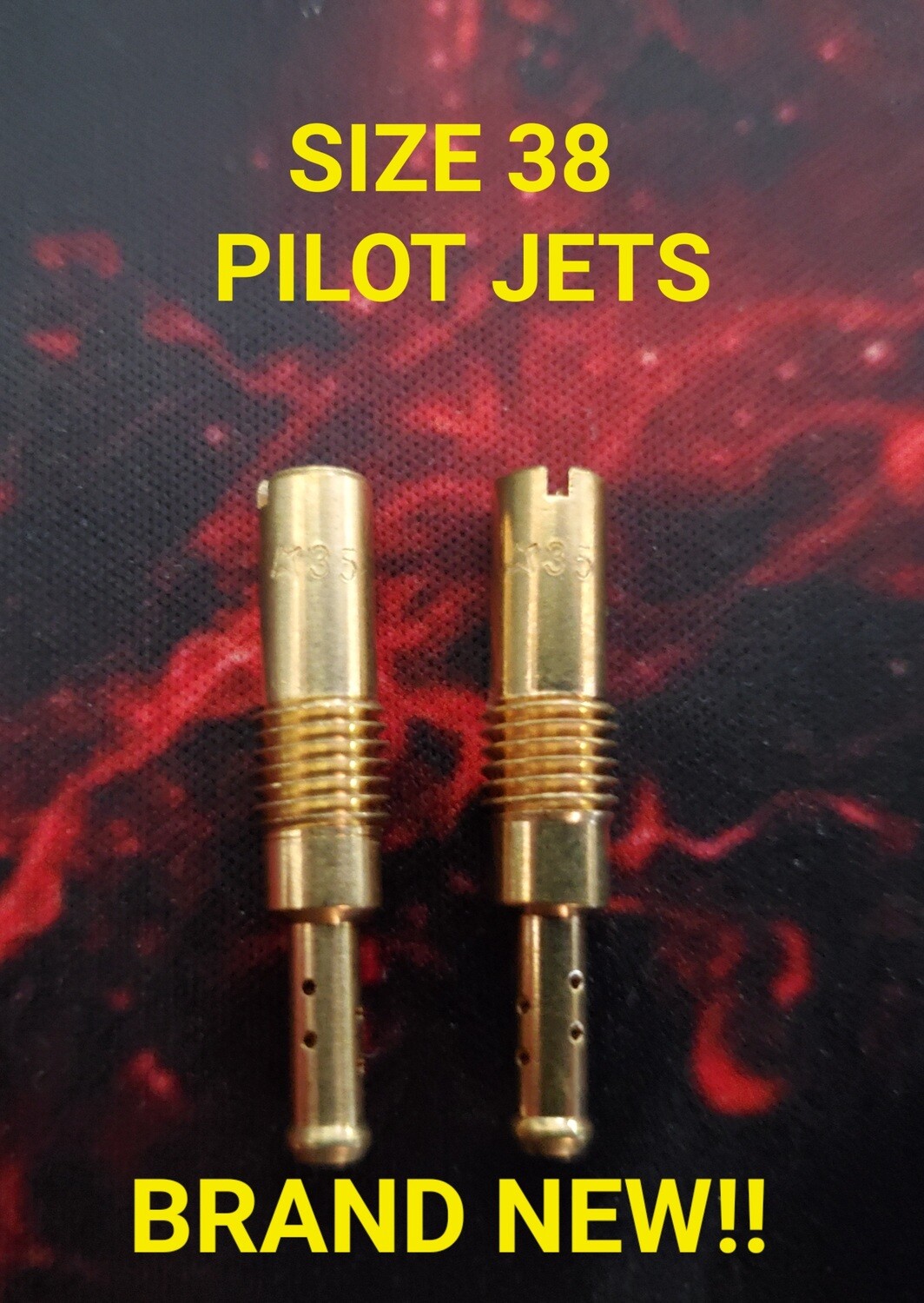 83-07 Honda Shadow SIZE 38 Pilot jets 500 600 700 750 800 1100 PC800 Slow Jets VTWIN - VT NT650 PC800