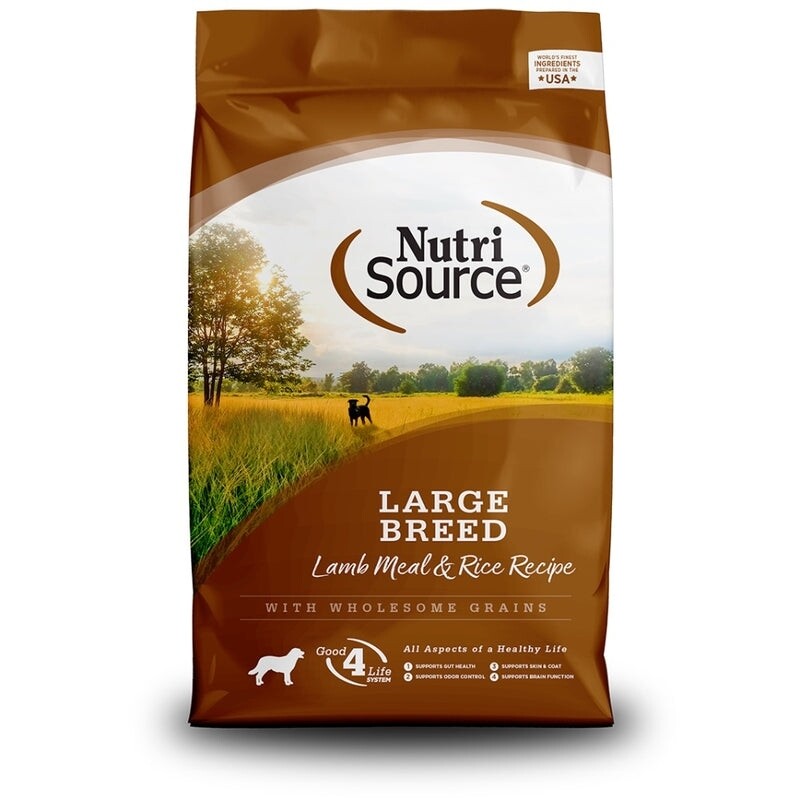 NutriSource Large Breed Lamb and Rice 26lb