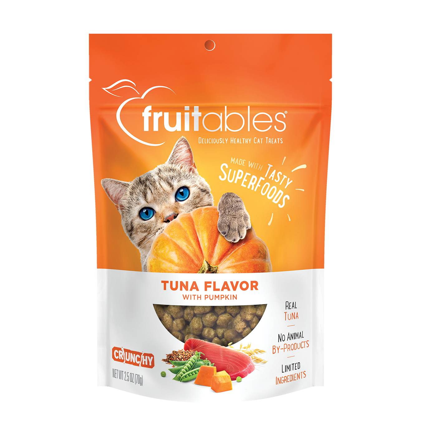 Fruitables Tuna Flavour with Pumpkin Cat Treat