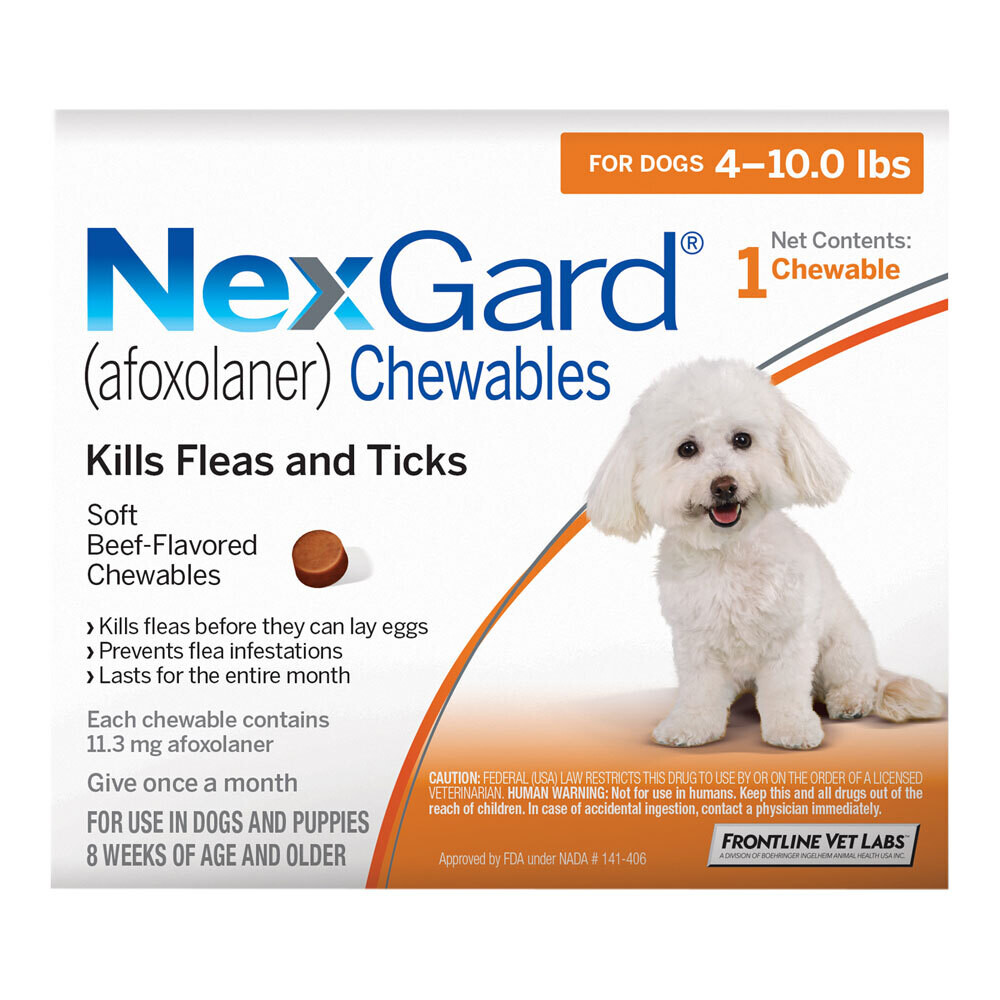 NexGard 4-10lb Single Dose
