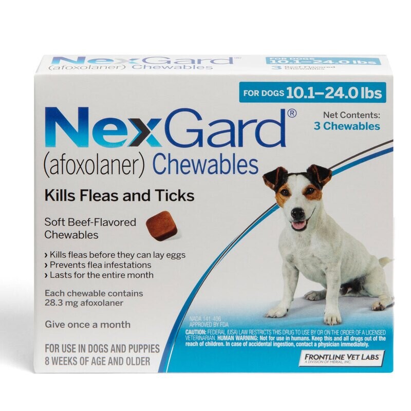 NexGard 10-24lb Single Dose