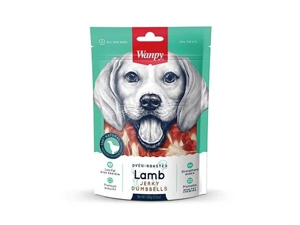 Wanpy Lamb Jerky Dumbbell Treats
