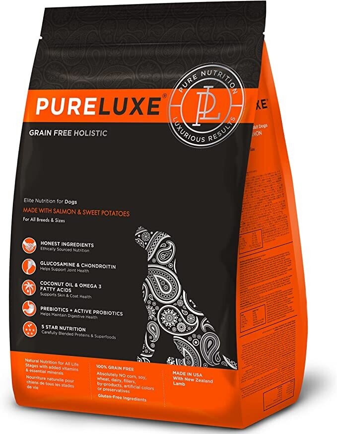 Pure Luxe Grain Free Salmon and Split Peas 22lbs