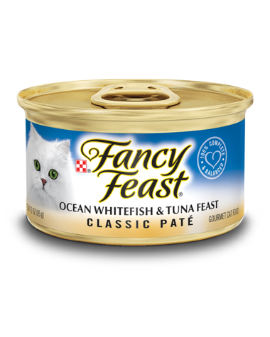 Fancy Feast Classic Paté Ocean Whitefish &amp; Tuna 3oz