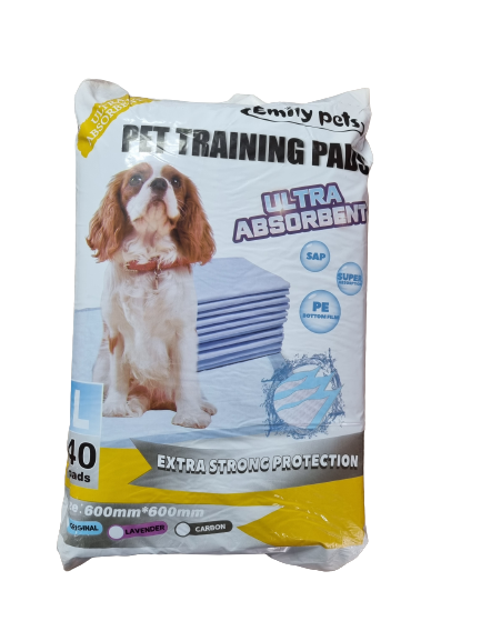 Emily Pets Ultra Absorbent Pet Training Pads Large 40ct