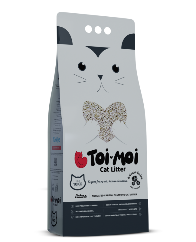 Toi Moi Clumping Cat Litter 10kg (Activated Carbon)