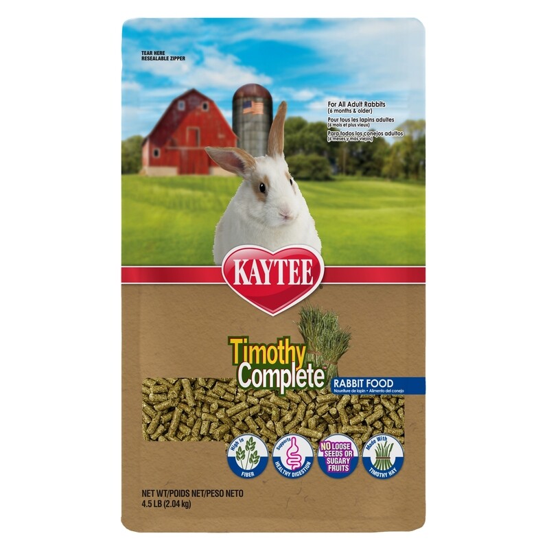 Kaytee Timothy Complete Rabbit Food 4.5lb