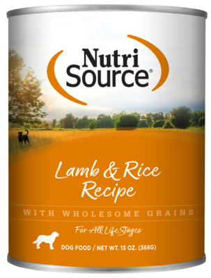 NutriSource Lamb and Rice Can 13oz