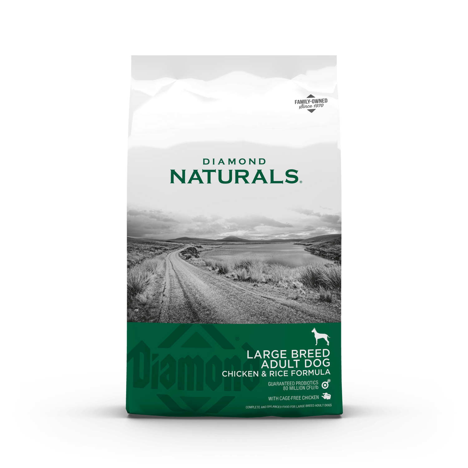 Diamond Naturals Large Breed Adult Dog Chicken &amp; Rice 15kg (33lb)