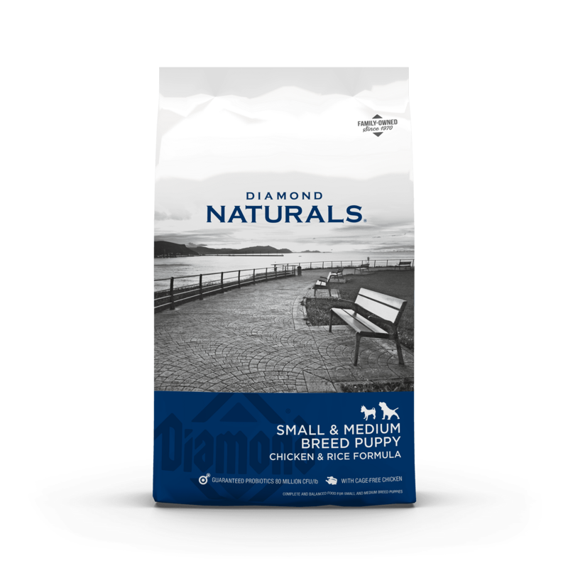 Diamond Naturals Small &amp; Medium Breed Puppy Chicken &amp; Rice 2kg