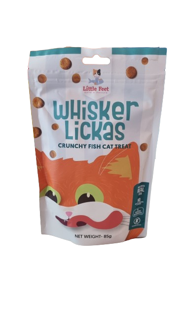 Little Feet Whisker Lickas Fish Cat Treat 85g