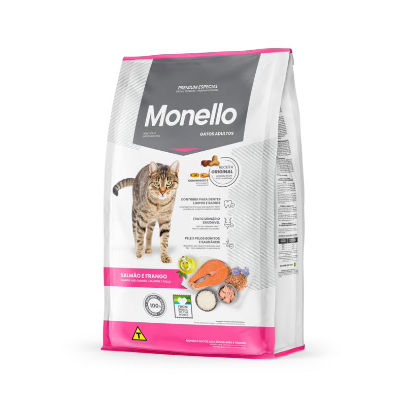 Monello Adult Cat Salmon and Chicken 1kg