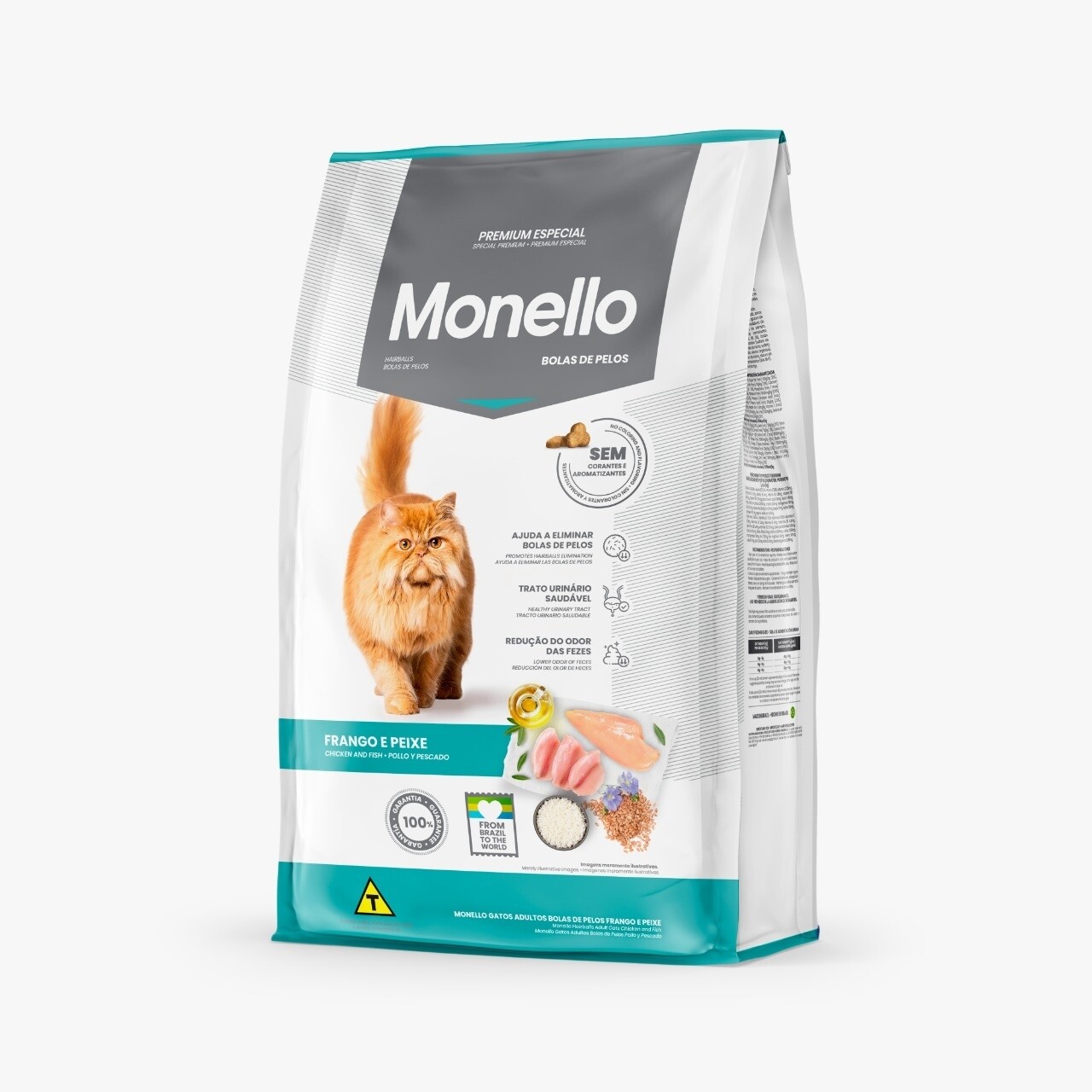Monello Adult Cat Hairball Chicken and Fish 1kg