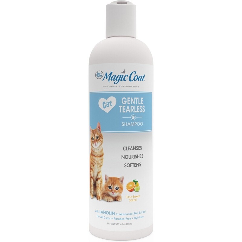 Four Paws Magic Coat Cat Gentle Tearless Shampoo 16oz