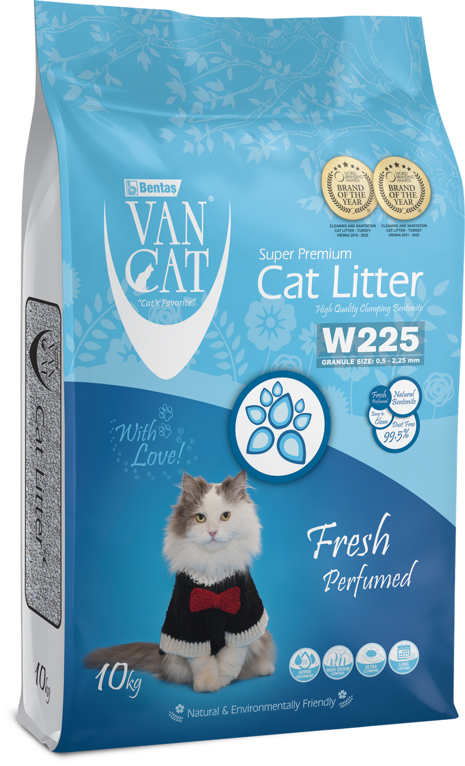 Van Cat Super Premium Clumping Cat Litter Fresh Perfumed 5kg (11lb)