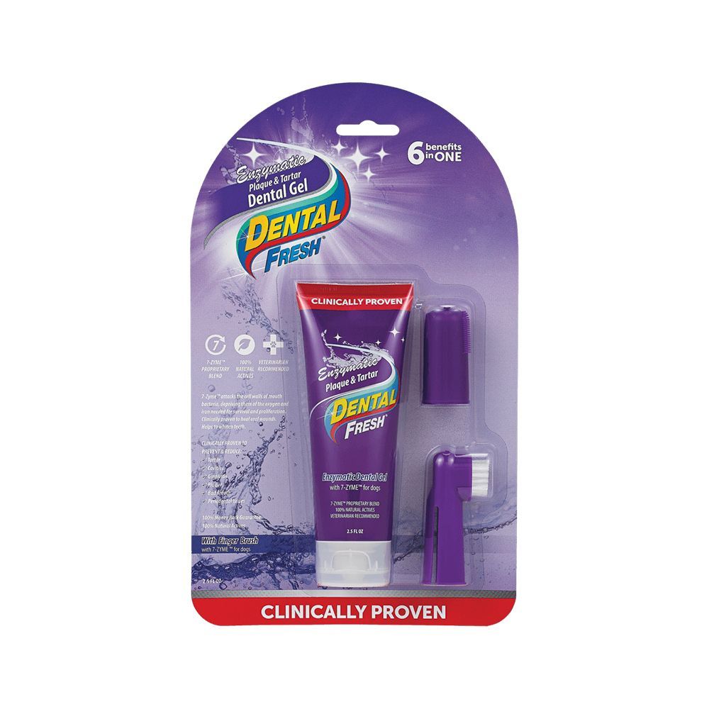 Dental Fresh Enzymatic Dental Finger Brush Kit 