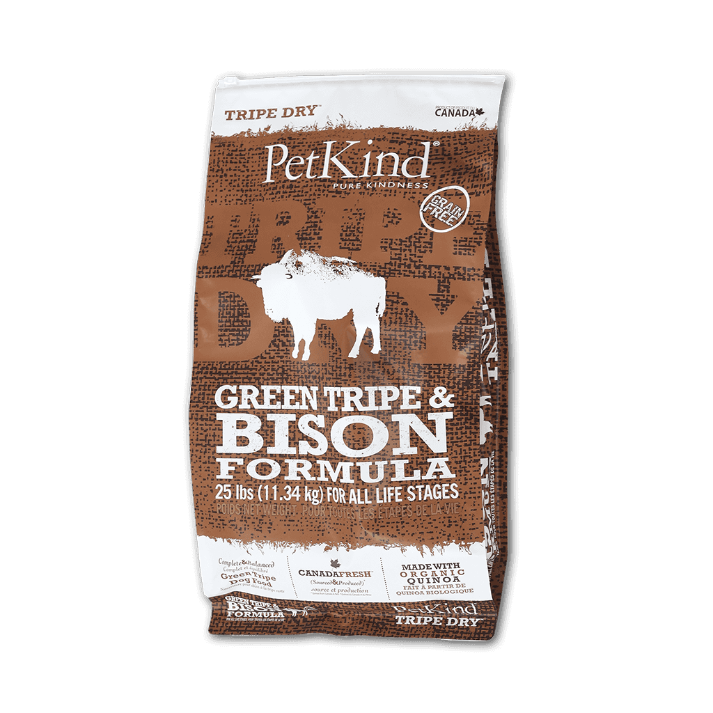 PetKind Green Tripe and Bison Formula 25lb