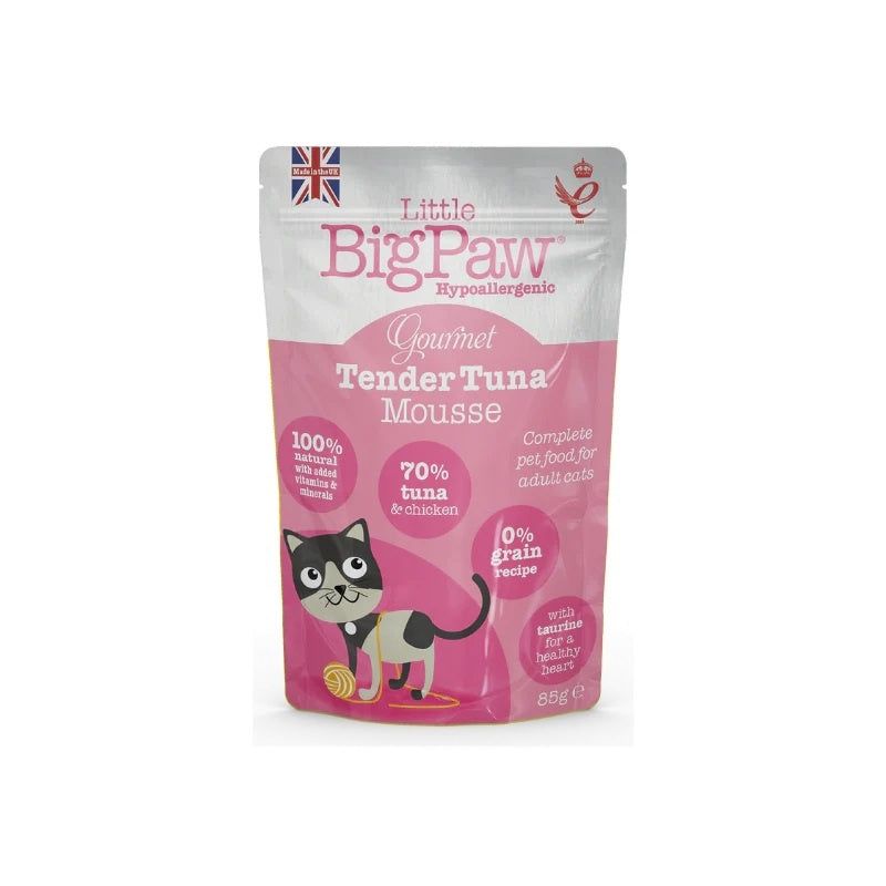 Little Big Paw Gourmet Atlantic Tuna Mousse for Cats 85g