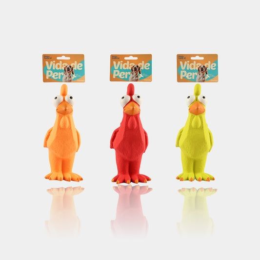 Vida de Perro Large Latex Chicken Squeak Toy