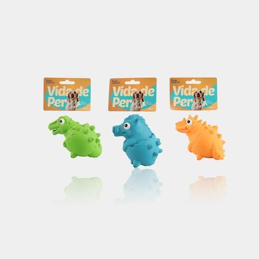 Vida de Perro Latex Dinosaur Squeak Toy