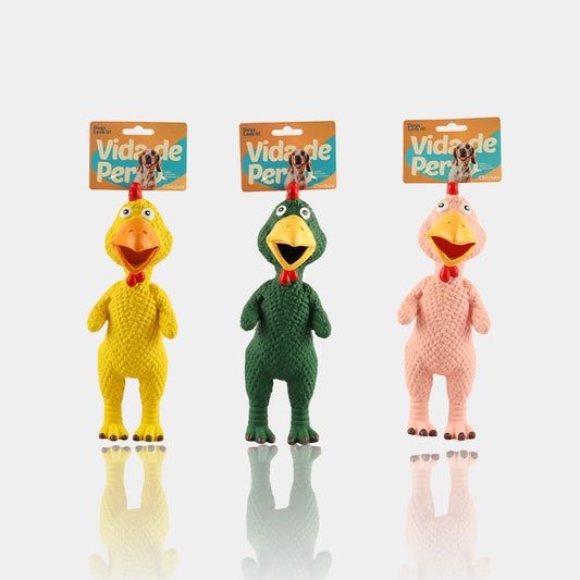 Vida de Perro Latex Chicken Squeak Toy