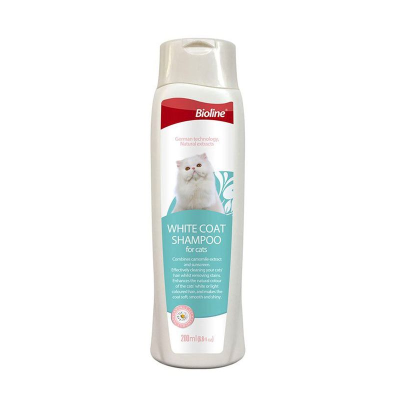 Bioline White Coat Shampoo for Cats 200ml