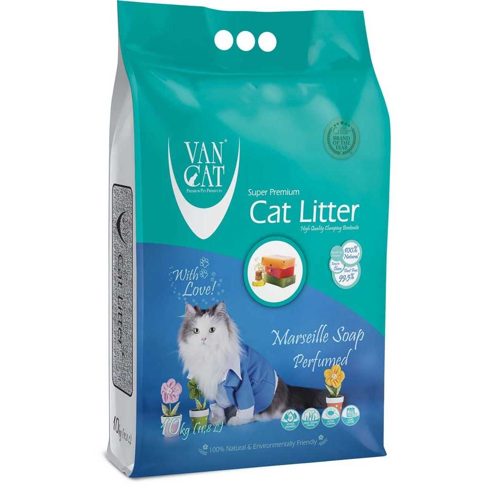 Van Cat Super Premium Clumping Cat Litter Marseille Soap 5L