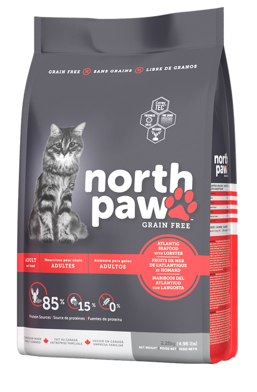 North Paw Grain Free Atlantic Seafood and Lobster Cat Food 4.96lb