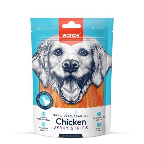 Wanpy Chicken Strips Treats