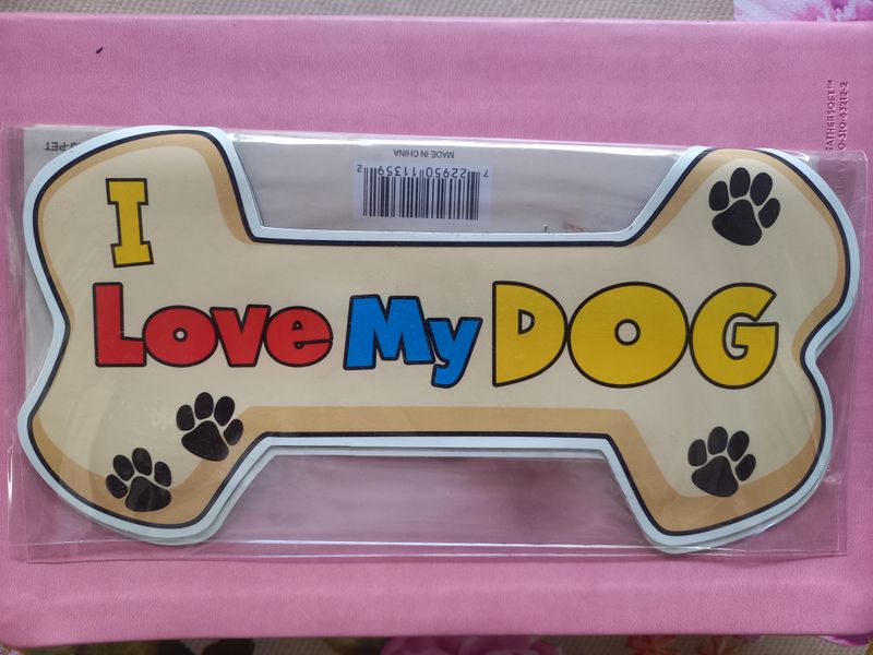 I Love My Dog Magnet