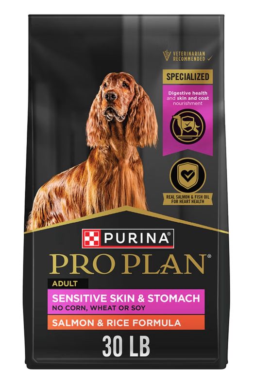 Purina ProPlan Sensitive Skin and Stomach Salmon and Oatmeal 30lb