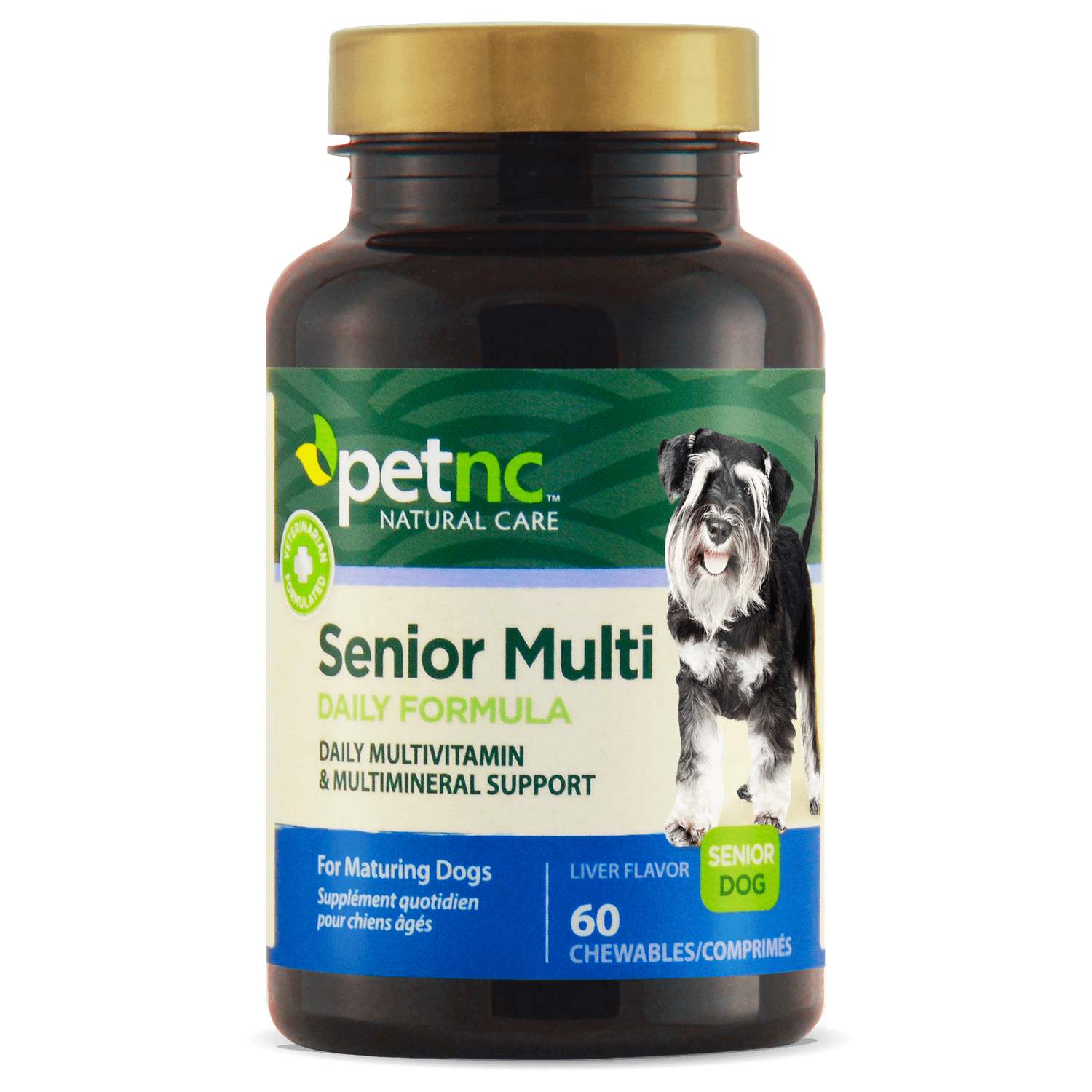 PetNC Senior Daily Multivitamins for Dogs 60ct
