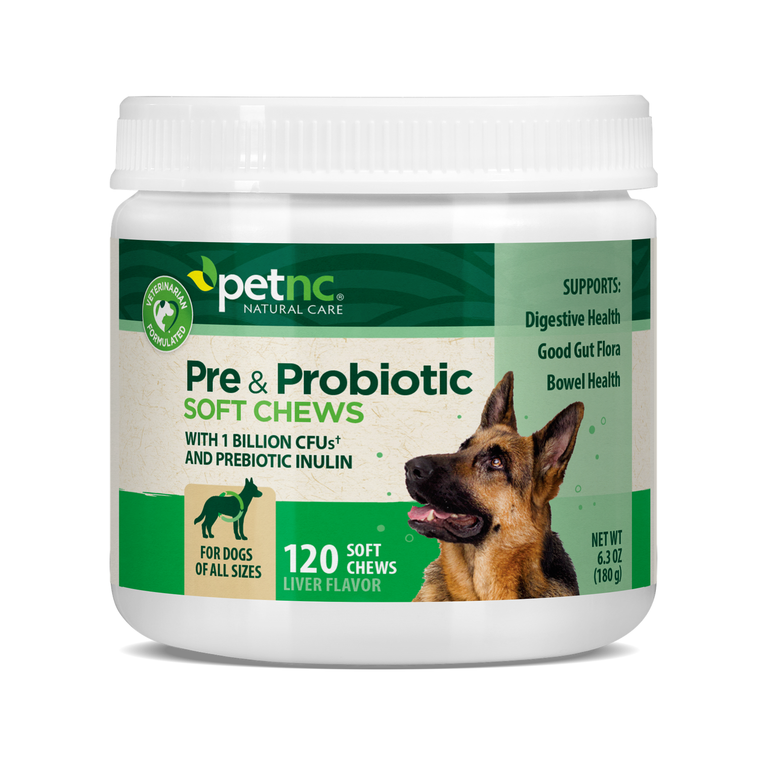 PetNC Pre &amp; Probiotic Soft Chews 120ct